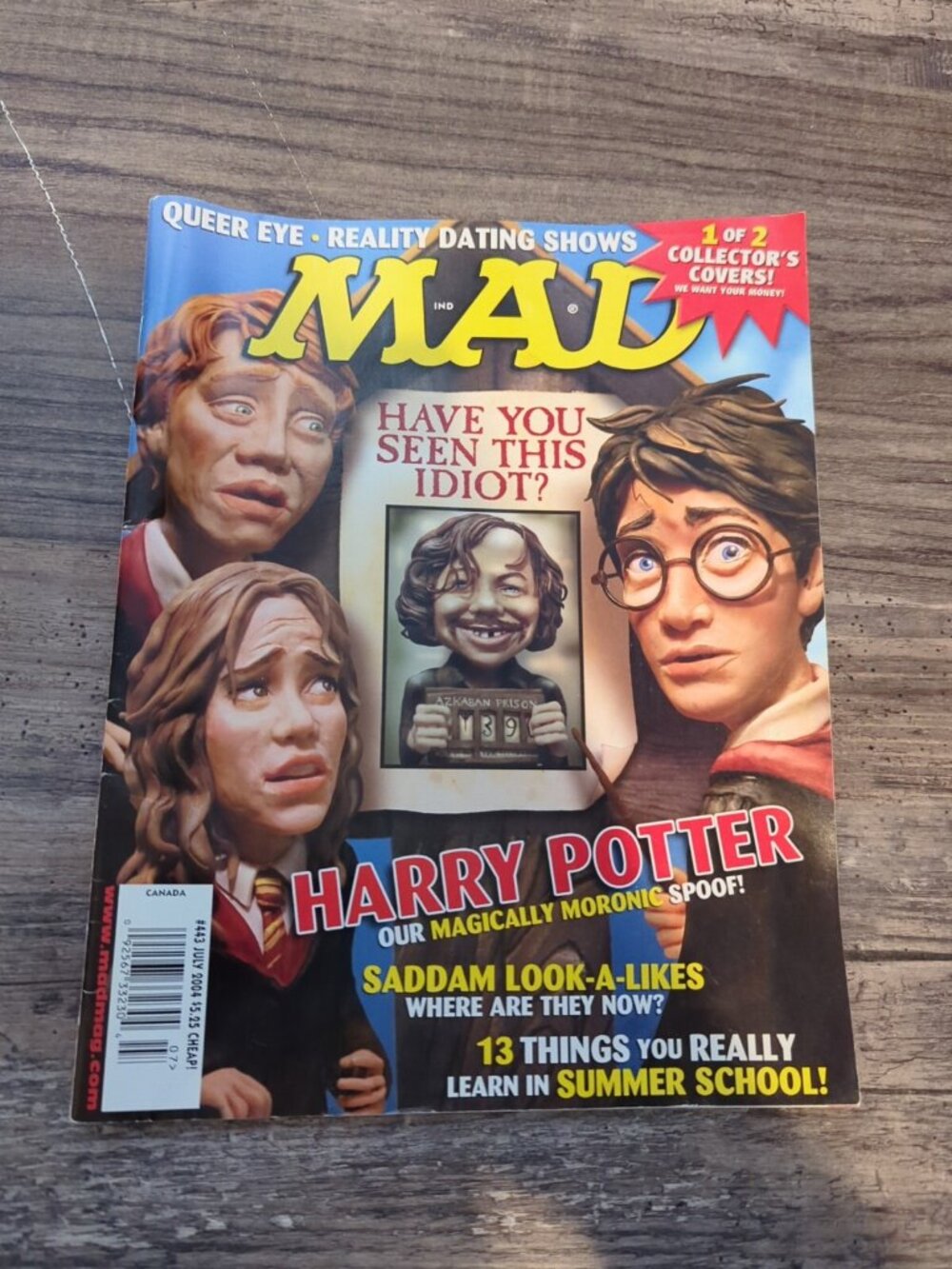 Mad Magazine #443 July 2004 Harry Potter VG Shipping included